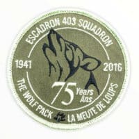 Canadian RCAF 403 Squadron 75th Anniversary Patch Canadian RCAF 403 Squadron 75th Anniversary Patch