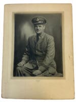 Canadian RCAF Medical Officers Portrait Photograph 20 x 15 Inches