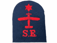 British RN Navy Safety Equipment Rating 3rd Class Sleeve Patch Insignia