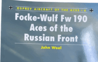 WW2 German Luftwaffe Fw 190 Ace of the Russian Front Osprey No 6  Reference Book