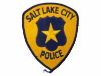 US Salt Lake City Utah Edge Police Patch Cotton Weave w/ Snow Back