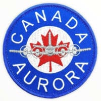 Canadian Forces RCAF Canada Aurora Squadron Patch