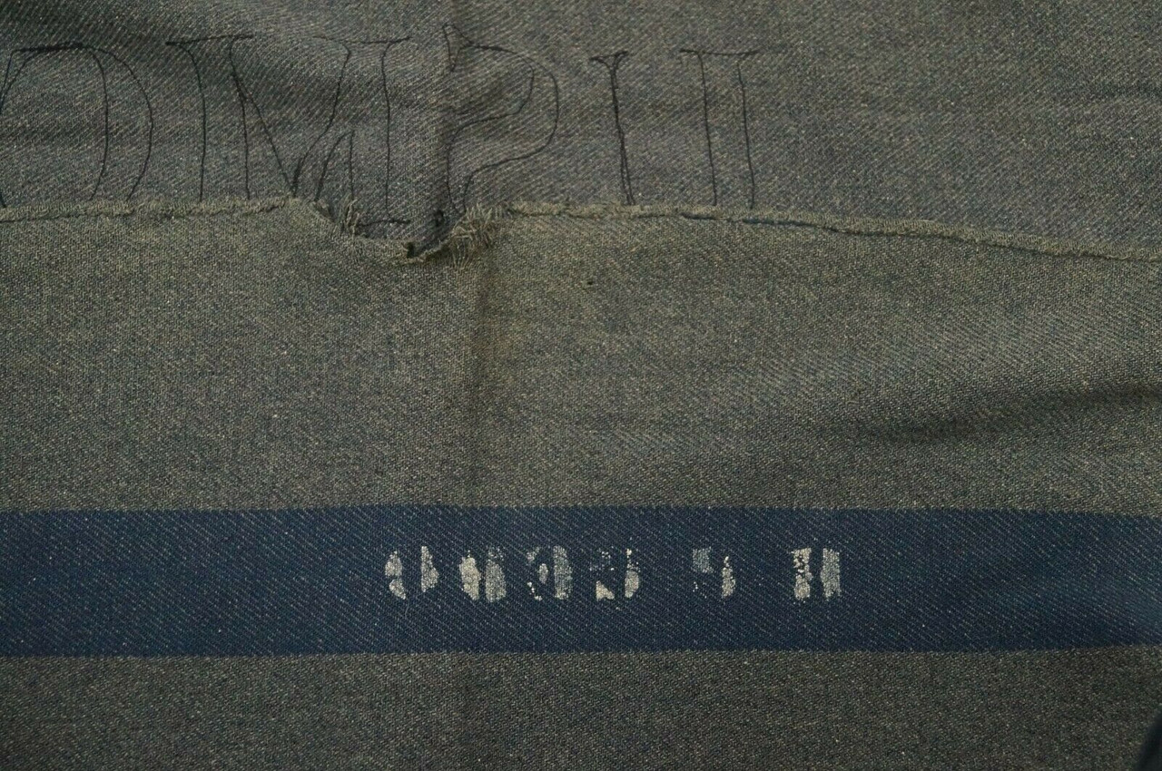 Spanish American War USMC M1884 Wool Blanket Named RARE Spanish American War USMC M1884 Wool Blanket Named RARE