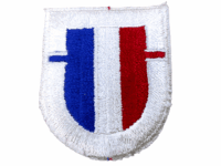 US Army Special Forces Airborne Beret Flash Patch Blue White Red 1