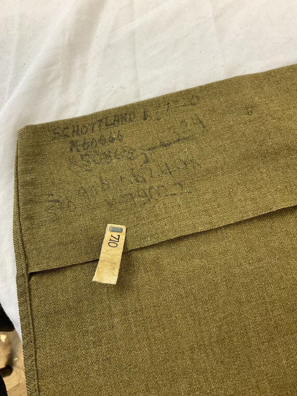 WW2 US Wool Shirt Named with Service Number WW2 US Wool Shirt Named with Service Number