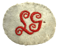 WW1 British BEF Light Infantry Pattern Lewis Gunner LG Trade Patch Insignia