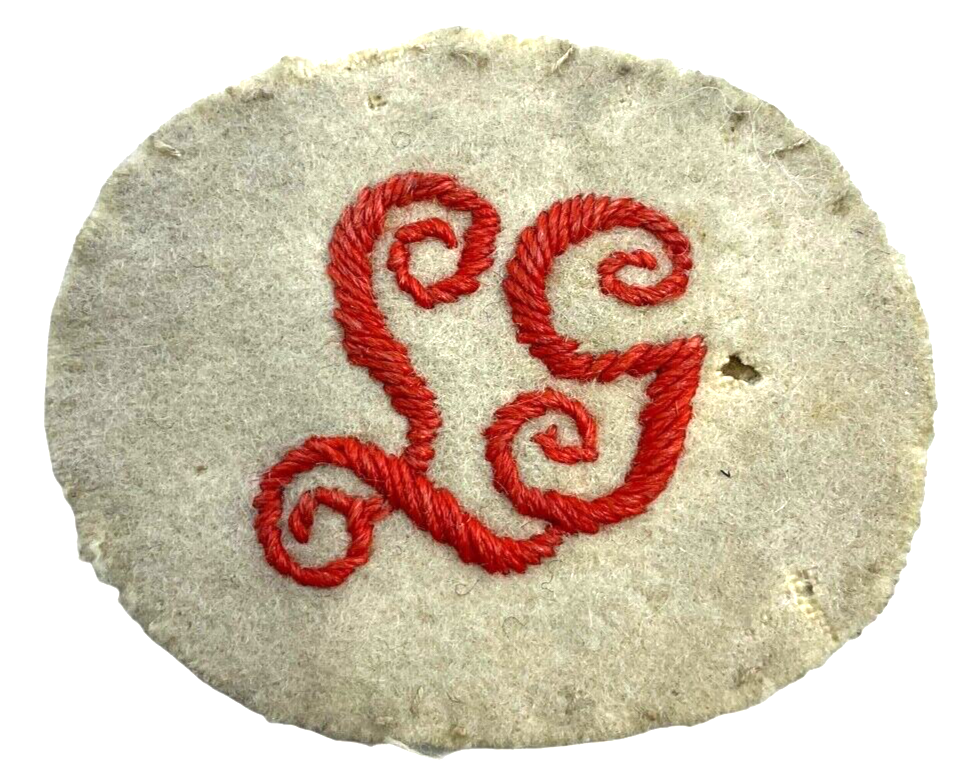 WW1 British BEF Light Infantry Pattern Lewis Gunner LG Trade Patch Insignia WW1 British BEF Light Infantry Pattern Lewis Gunner LG Trade Patch Insignia