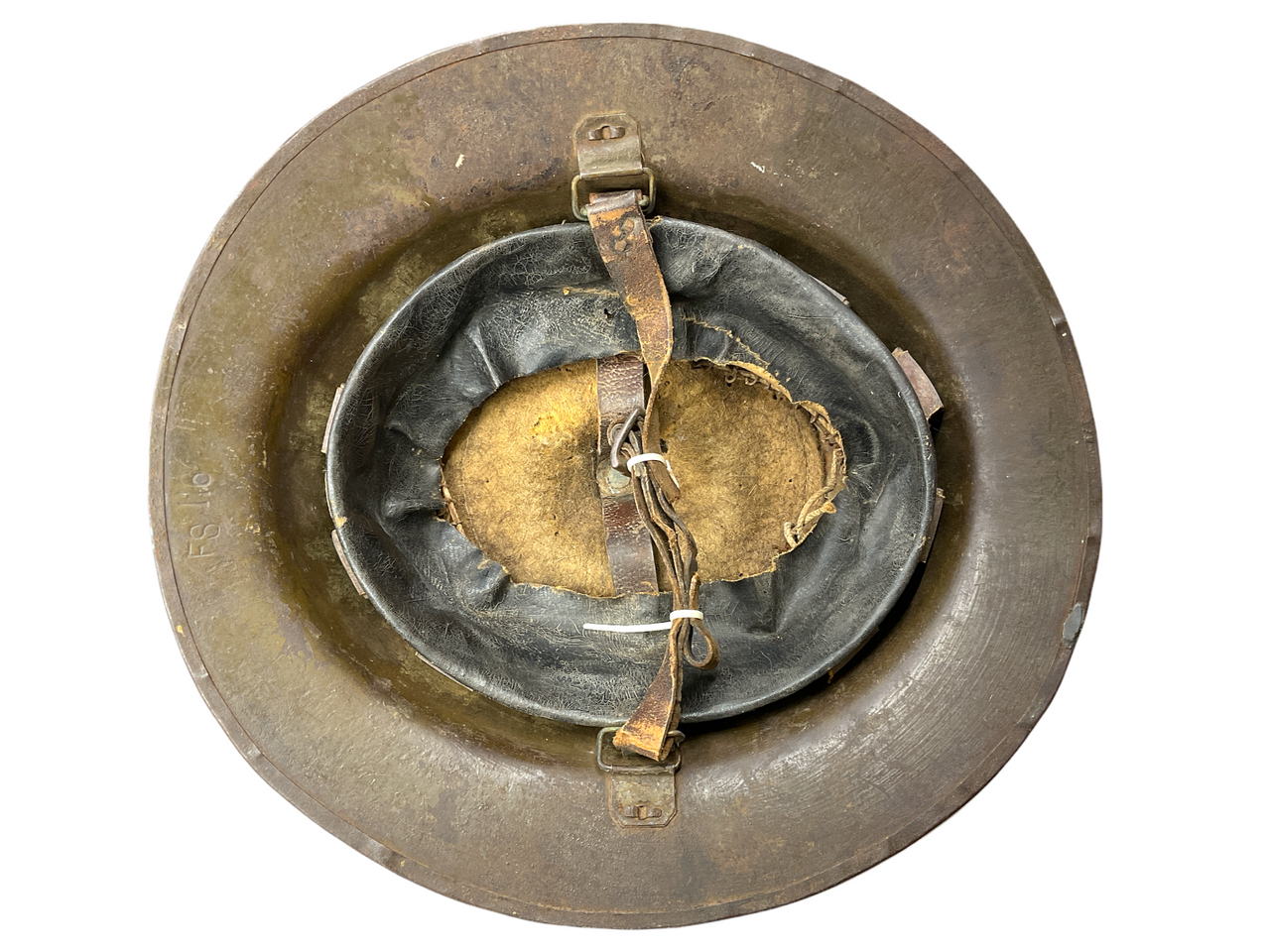 WW1 US AEF Motor Transport Corps Named Patch Painted Brodie Camouflage Helmet WW1 US AEF Motor Transport Corps Named Patch Painted Brodie Camouflage Helmet