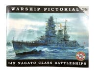 WW2 Japanese Navy Nagato Warship Pictorial 38 Soft Cover Reference Book