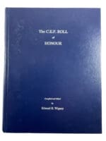 WW1 Canadian CEF Roll of Honour KIA WIA DOW Hard Cover Reference Book