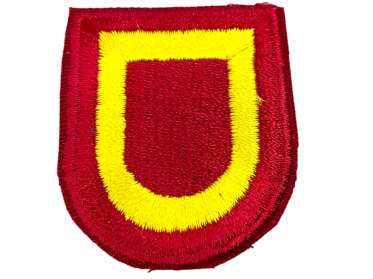 US Army Special Forces Airborne Beret Flash Red Yellow US Army Special Forces Airborne Beret Flash Red Yellow