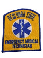 US New York State Emergency Medical Technician EMS Patch US New York State Emergency Medical Technician EMS Patch