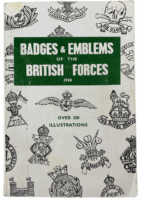 Badges and Emblems of the British Forces 1940 Softcover Reference Book