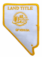 US Land Title Of Nevada Yellow Edge Police Patch US Land Title Of Nevada Yellow Edge Police Patch