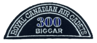 Canadian RCAC Air Cadets 300 Biggar Shoulder Title Insignia Patch Canadian RCAC Air Cadets 300 Biggar Shoulder Title Insignia Patch