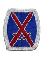 WW2 US Army 10th Division SSI Shoulder Sleeve Insignia Patch