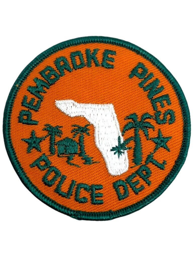 US Pembroke Pines Florida Police Department Patch US Pembroke Pines Florida Police Department Patch