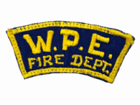 Canadian W.P.E Gold Edge Fire Department Patch