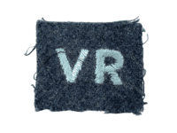 WW2 British RAF Volunteer Reserve Single VR Patch Insignia
