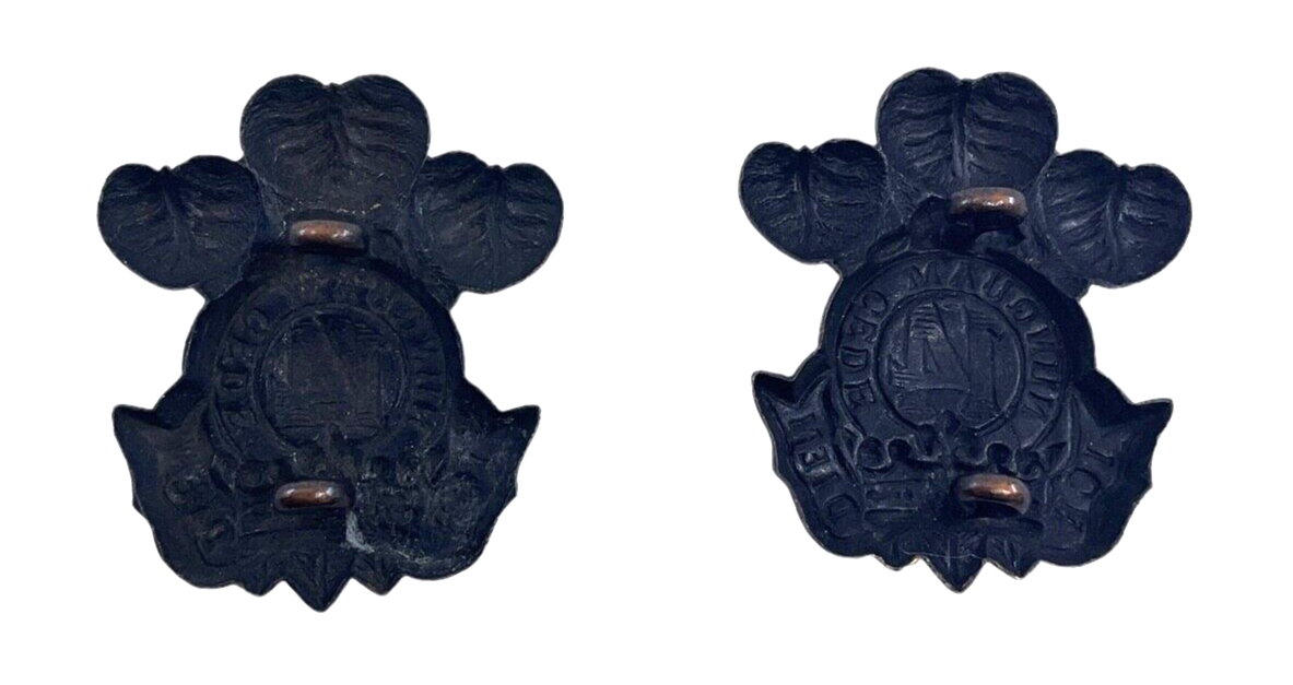 Canadian Militia 14th Princess Of Wales Own Regiment Collar Insignia Pair Canadian Militia 14th Princess Of Wales Own Regiment Collar Insignia Pair