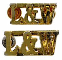 Canadian Forces Lincoln and Welland Regiment L&W DEU Shoulder Titles Pair