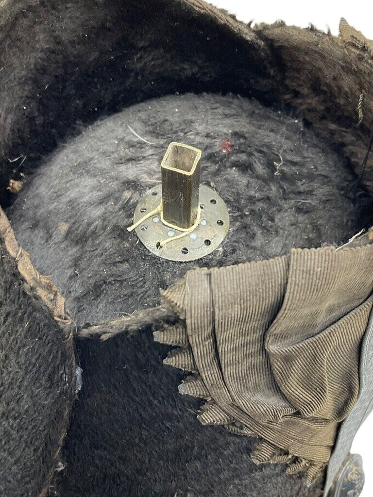 British Canadian Victorian Senior Officers Bicorn Fore and Aft Cap Japanned Tin British Canadian Victorian Senior Officers Bicorn Fore and Aft Cap Japanned Tin