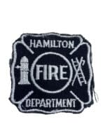 Canadian Hamilton Ontario Fire Department Shirt Patch Canadian Hamilton Ontario Fire Department Shirt Patch