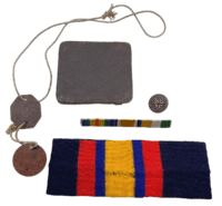 WW1 Royal Canadian Dragoons CEF Officers Dog Tag Grouping WW1 Royal Canadian Dragoons CEF Officers Dog Tag Grouping