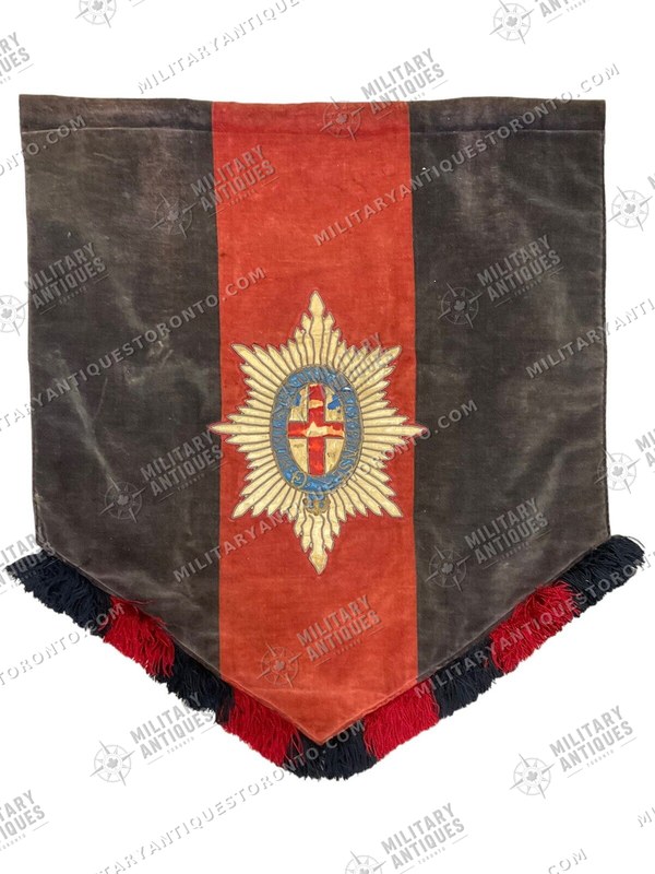 British Coldstream Guards Podium Flag Banner - Military Antiques Toronto