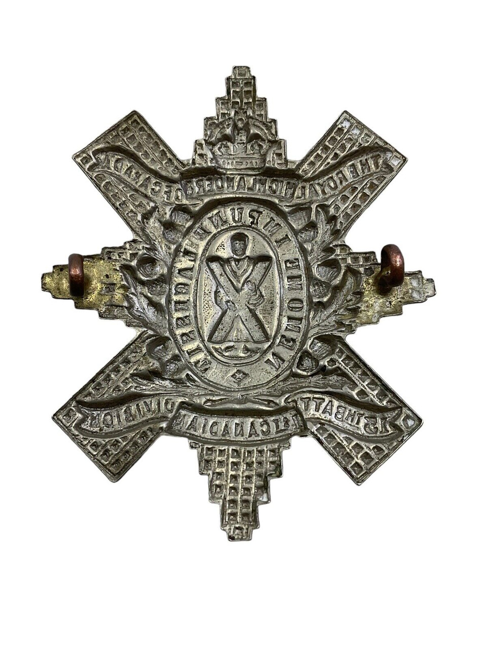 WW1 Canadian CEF 13th Battalion Black Watch Cap Badge WW1 Canadian CEF 13th Battalion Black Watch Cap Badge