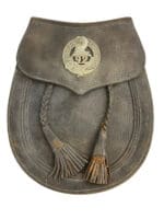 WW1 Canadian CEF 92nd Battalion Leather Two Tassle Sporran