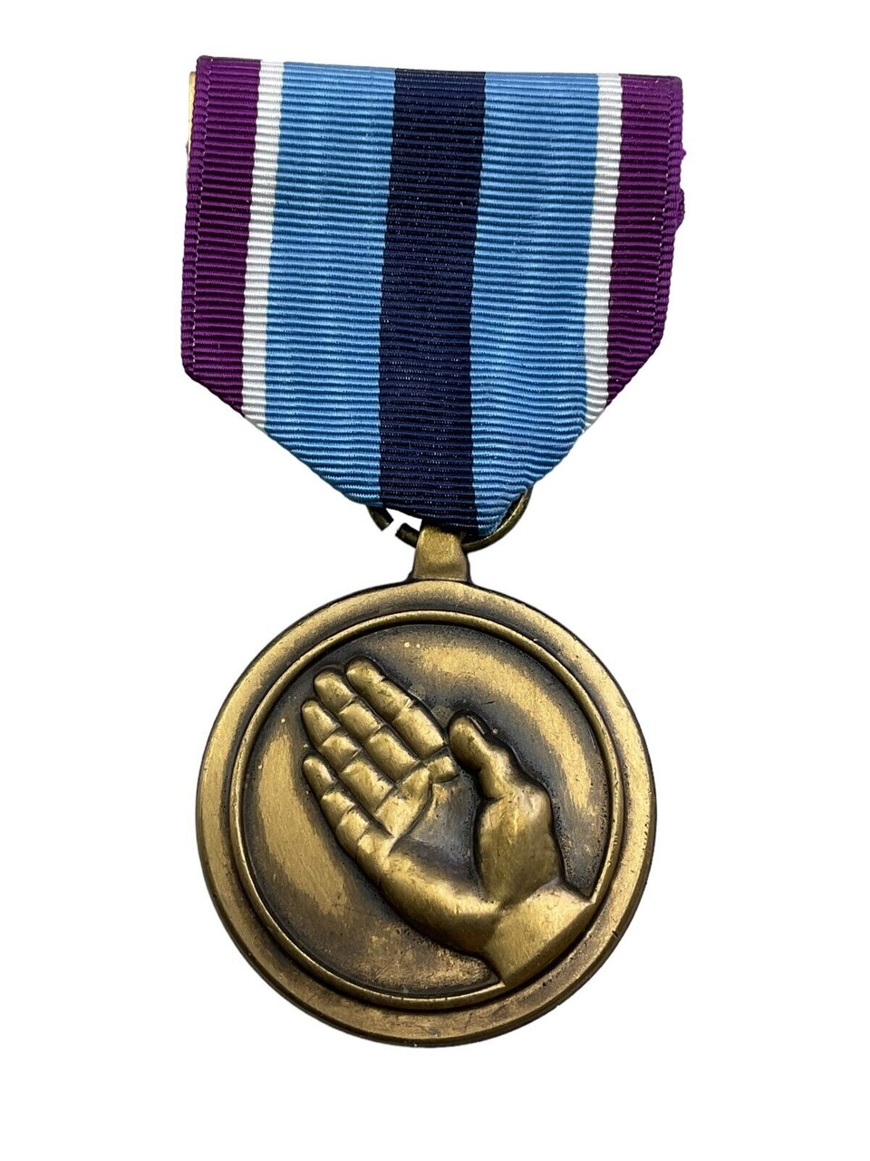 US Armed Forces Humanitarian Service Full Size Medal with Ribbon US Armed Forces Humanitarian Service Full Size Medal with Ribbon