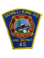 US Duvall-King Country Washington Fire Rescue Department Patch US Duvall-King Country Washington Fire Rescue Department Patch