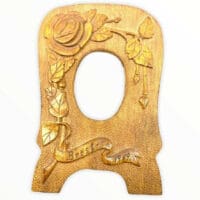 WW1 British German Brest 1919 Wooden Hand Carved Picture Frame