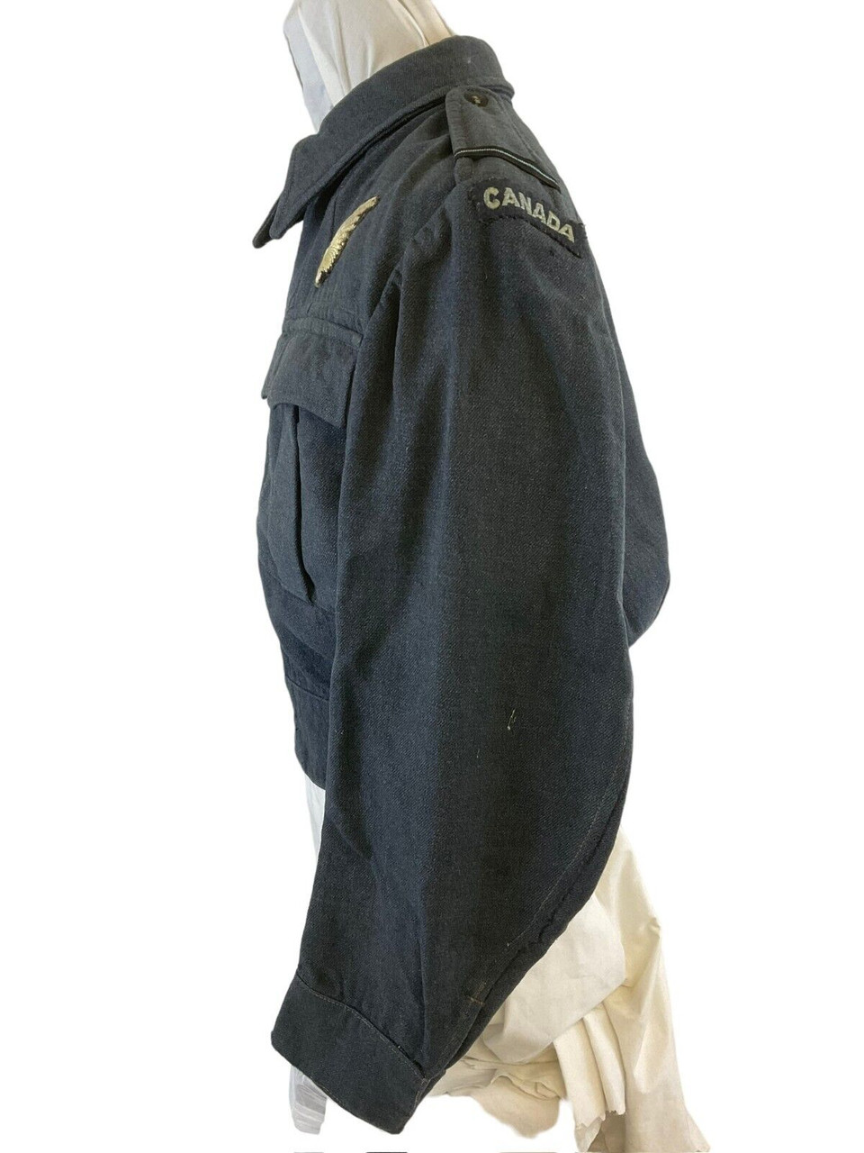 WW2 Canadian RCAF Officers Observer Battle Dress Jacket 1945 Dated WW2 Canadian RCAF Officers Observer Battle Dress Jacket 1945 Dated