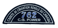 Canadian RCAC Air Cadets 762 C.G.Power Shoulder Title Insignia Patch