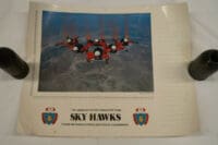 Cold War Canadian Sky Hawks Parachute Team Colour Poster 2