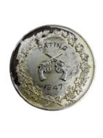Canadian Province Of Quebec Rifle Association 1947 Pistol Silver Rating Medal Canadian Province Of Quebec Rifle Association 1947 Pistol Silver Rating Medal