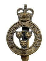 British Shropshire Yeomanry Cap Badge