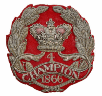 British Victorian 1866 Champion 4 Infantry Bullion Qualification Patch