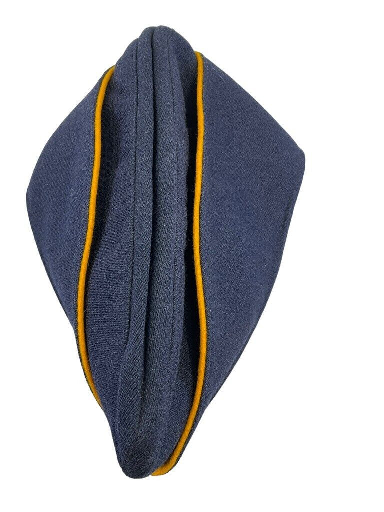 West German Airforce Yellow Piped Side Cap Size 55 West German Airforce Yellow Piped Side Cap Size 55