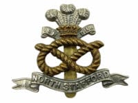WW2 British North Stafford Staffordshire Regiment Cap Badge