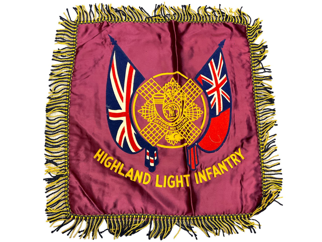 WW2 Canadian Highland Light Infantry Sweetheart Pillow Case 19 x 19 Inch WW2 Canadian Highland Light Infantry Sweetheart Pillow Case 19 x 19 Inch