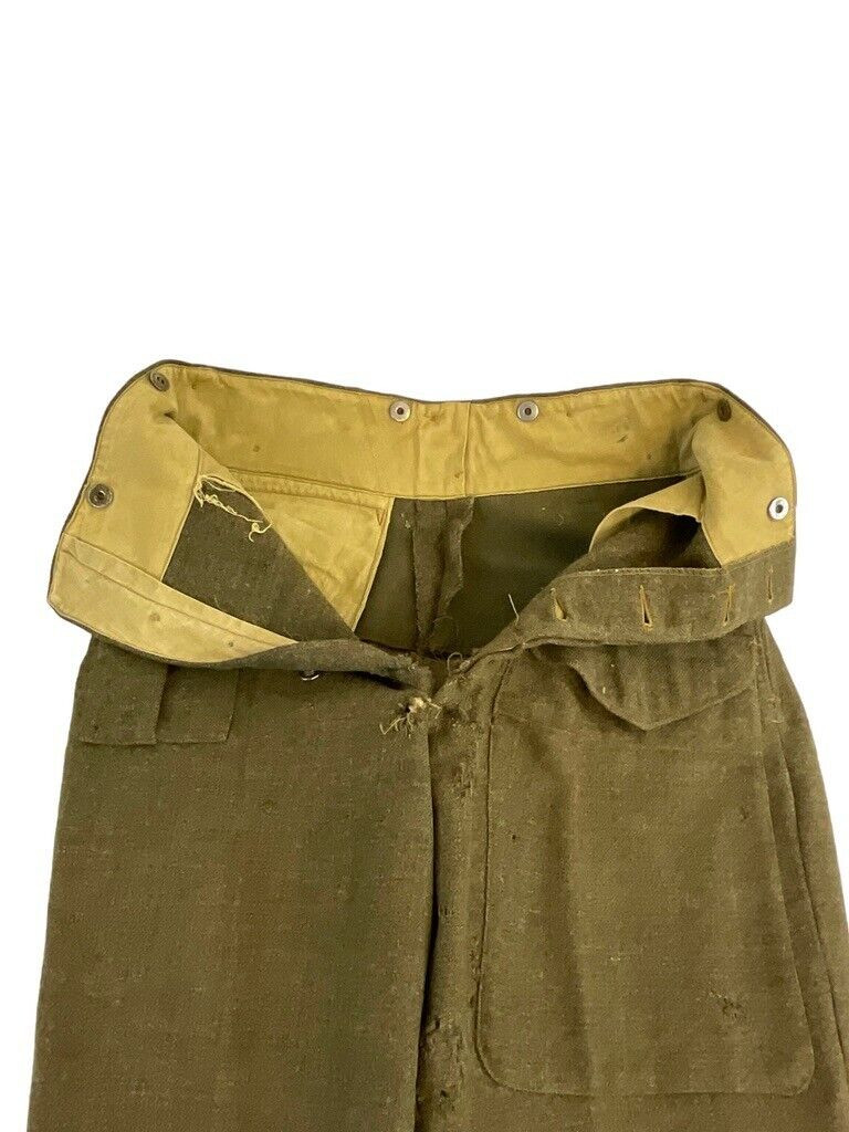 WW2 Canadian Armoured Corps Officers Battle Dress Jacket and Trousers WW2 Canadian Armoured Corps Officers Battle Dress Jacket and Trousers