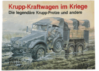 WW2 German Krupp Kraftwagen in the War GERMAN TEXT Waffen Arsenal Reference Book