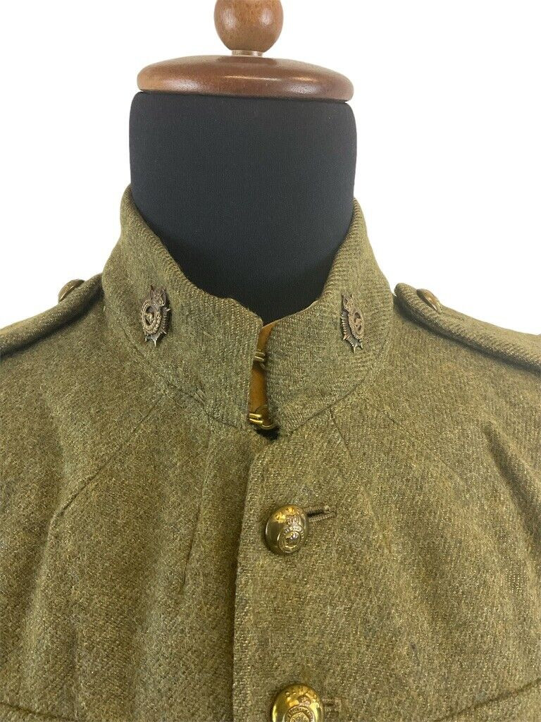 WW1 Canadian CEF 7 Button CASC Other Ranks Named Tunic Jacket WW1 Canadian CEF 7 Button CASC Other Ranks Named Tunic Jacket