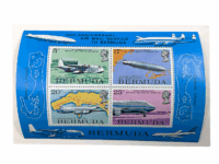 50th Anniversary Air Mail Bermuda Stamps First Day Cover 50th Anniversary Air Mail Bermuda Stamps First Day Cover