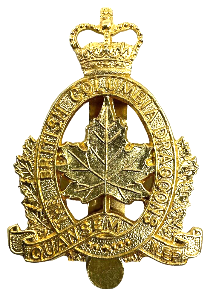 Canadian Forces British Columbia Dragoons Cap Badge Canadian Forces British Columbia Dragoons Cap Badge
