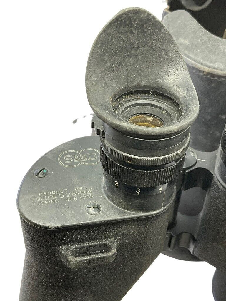 WW2 US Navy USN Bausch and Lomb 7 X 50 Mk 21 Binoculars in Case WW2 US Navy USN Bausch and Lomb 7 X 50 Mk 21 Binoculars in Case