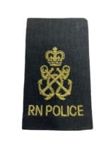 British Royal Navy RN Police PO Petty Officer Slip On Single